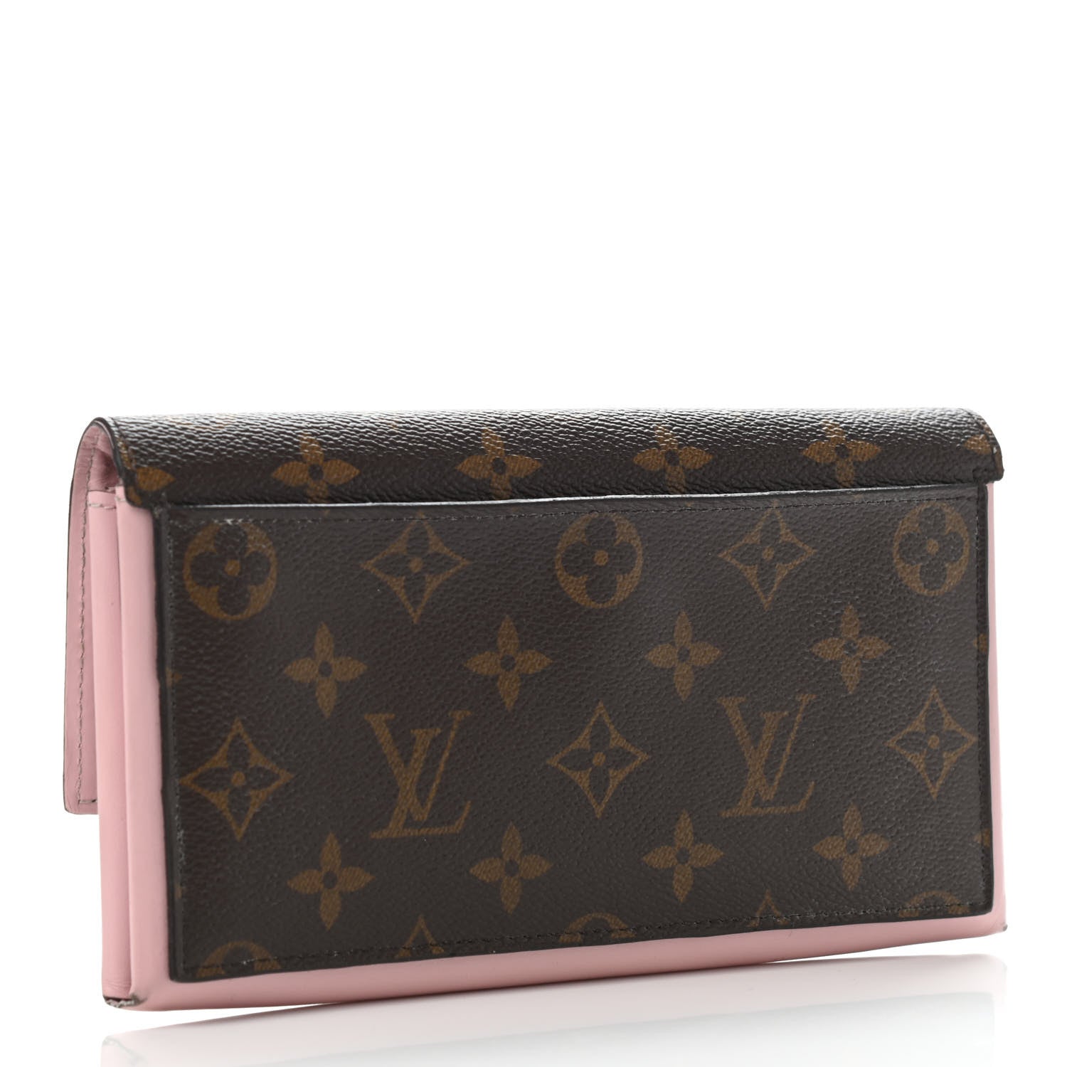 Louis Vuitton Monogram Flore Wallet Rose Ballerine 2 of 4