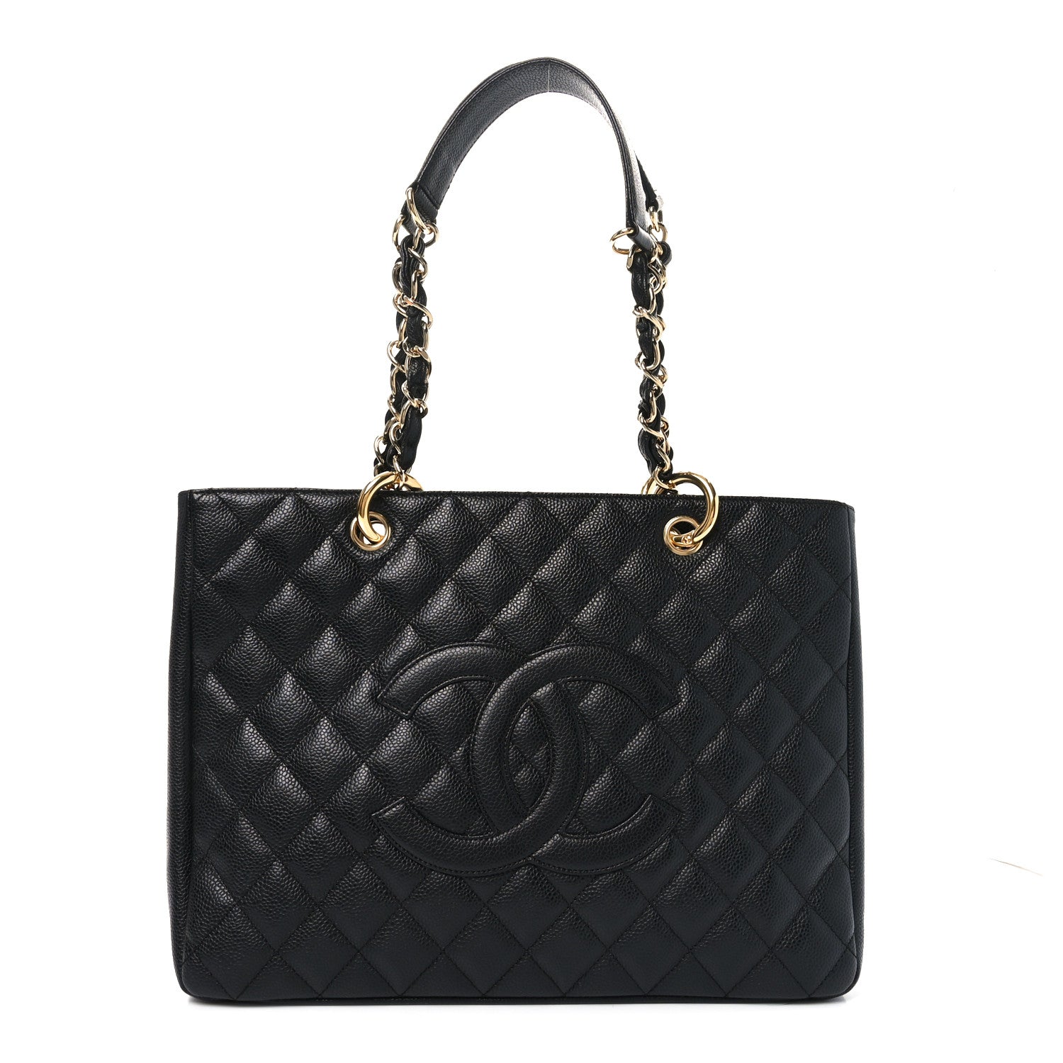 Chanel Caviar Quilted Grand Shopping Tote GST Black 1 of 10