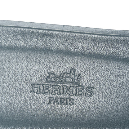 Hermes Suede Goatskin Oran Sandals 39 Bleu Tonnerre 39 Bleu Tonnerre 9 of 12