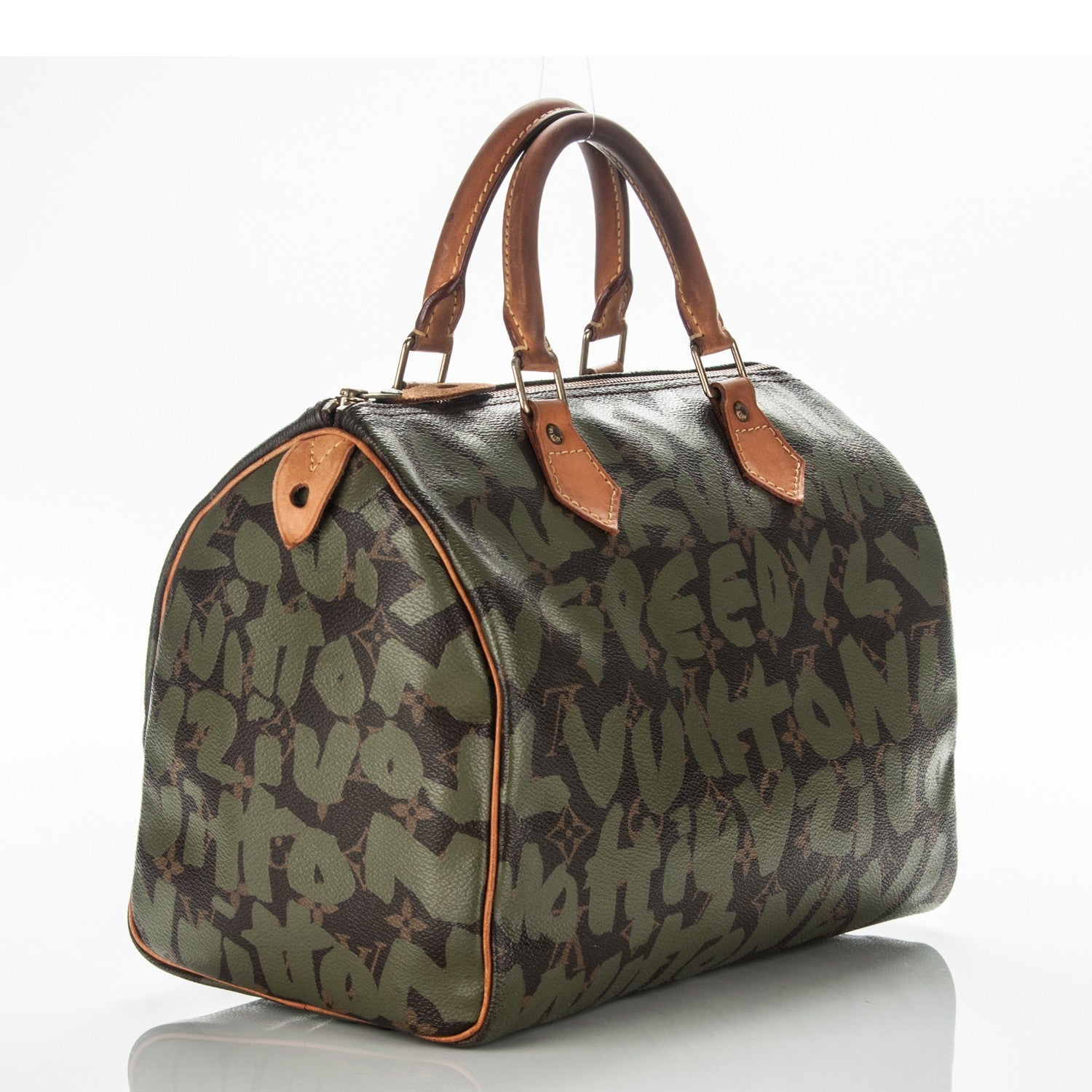 Louis Vuitton Monogram Graffiti Speedy 30 Kaki 3 of 8