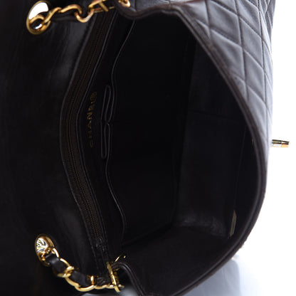 Chanel Lambskin Quilted Small Single Flap Brown 5 of 11