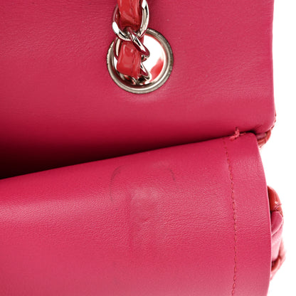 Chanel Patent Quilted Medium Double Flap Pink 12 of 16