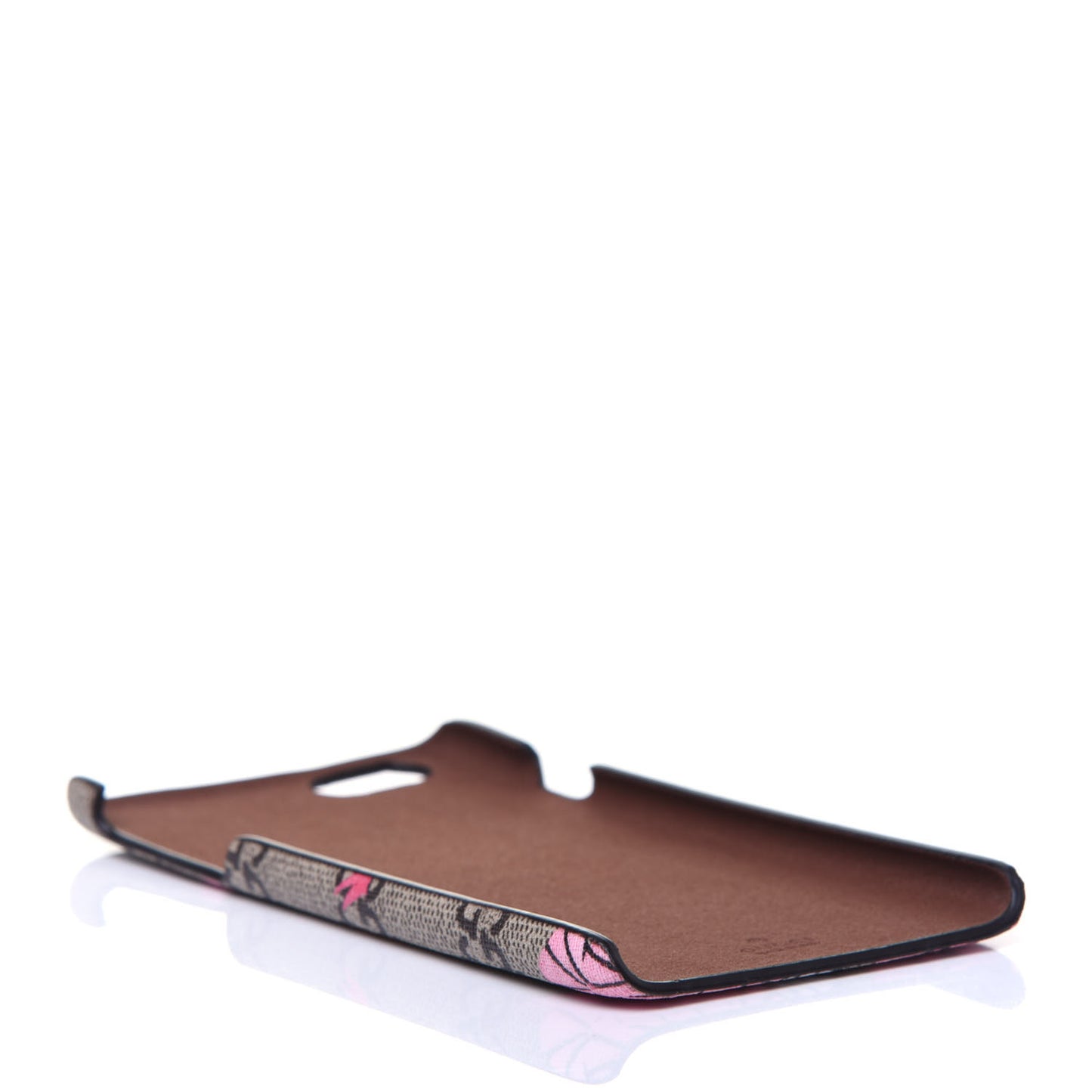 GG Supreme Monogram Bengal Print iPhone 7/8 Case Beige Pink