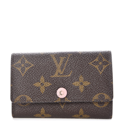 Louis Vuitton Monogram Multicles 6 Key Holder Rose Ballerine 1 of 8