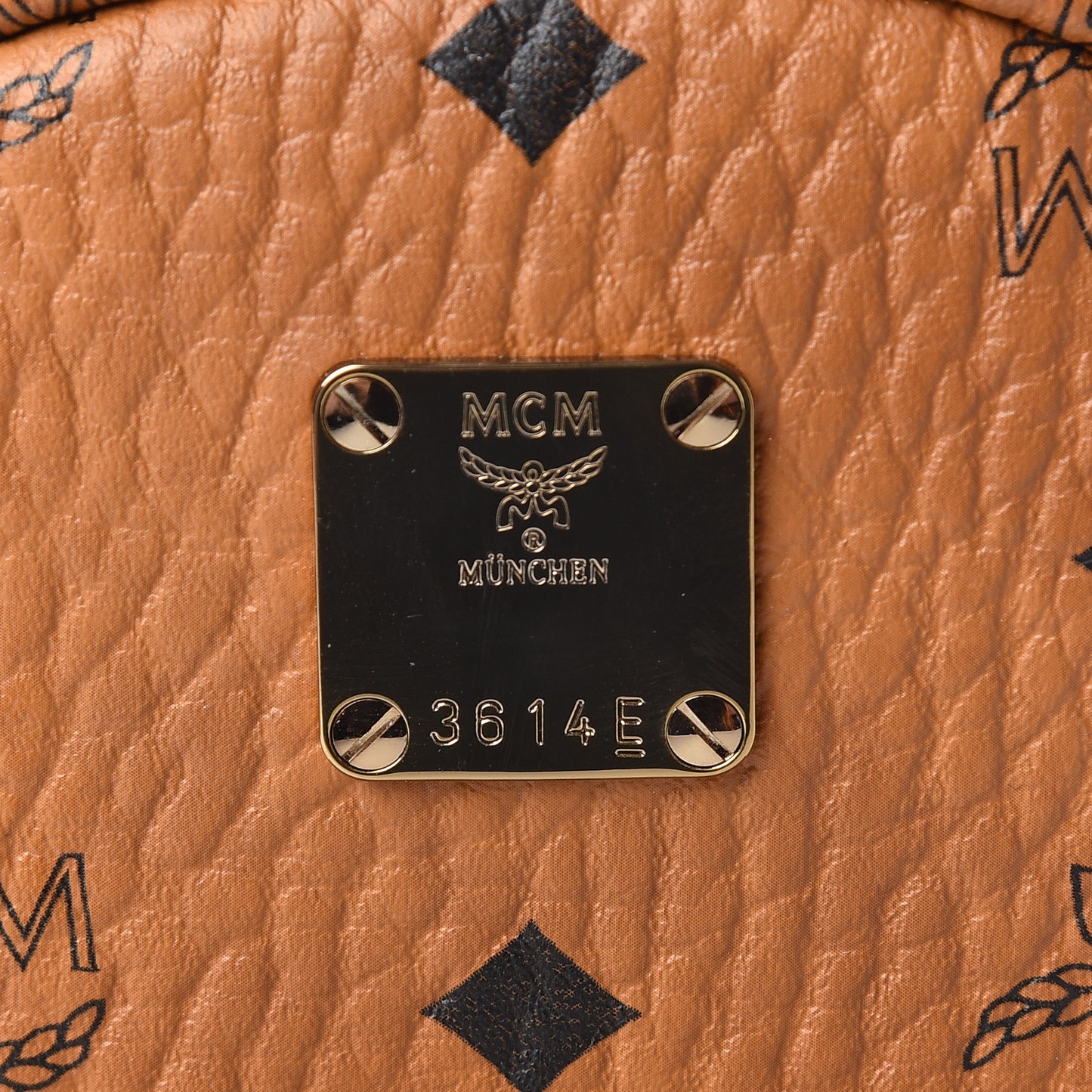 Visetos Side Stud Mini Stark Backpack Cognac
