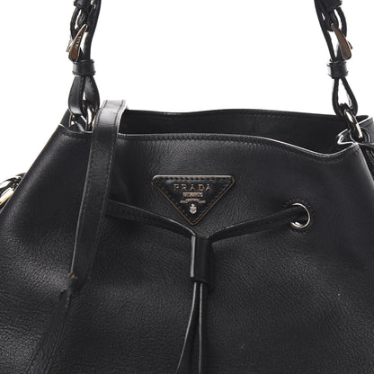 Prada City Calfskin Sport Bucket Bag Black 14 of 16