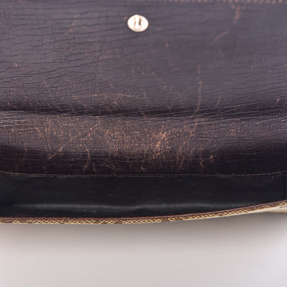 Gucci Monogram Hasler Continental Wallet Dark Brown 9 of 23