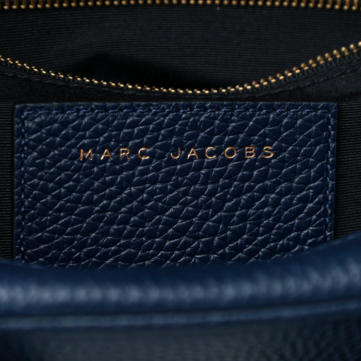 Marc Jacobs Pebbled Calfskin Gotham Bauletto Satchel Blue 8 of 12