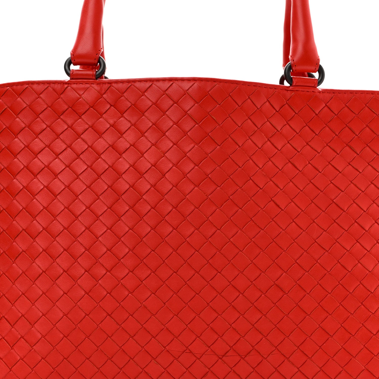 Bottega Veneta Nappa Intrecciato Milano Tote Red 7 of 9