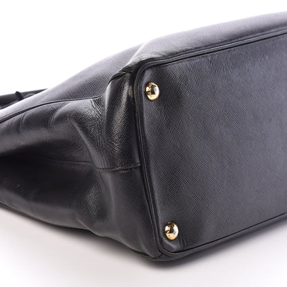 Prada Saffiano Medium Galleria Double Zip Tote Black 11 of 17