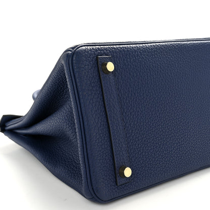Hermes Togo Birkin 30 Bleu Saphir 9 of 12