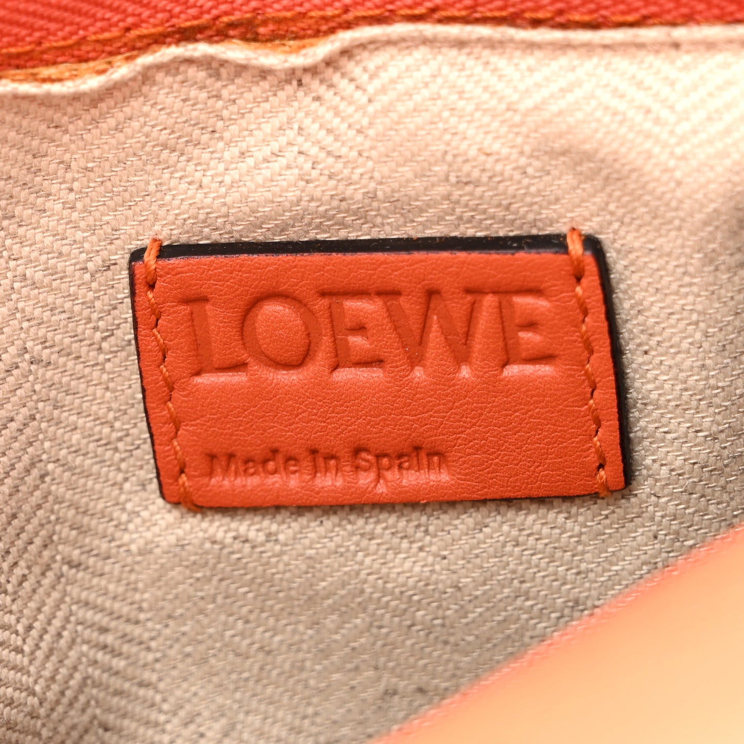 Calfskin Small Puzzle Bag Orange