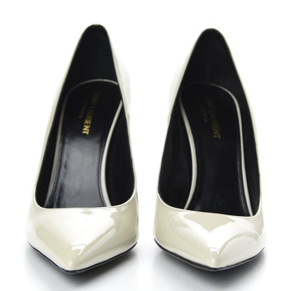 Saint Laurent Calfskin Opyum 100 Pumps 39.5 White 2 of 10