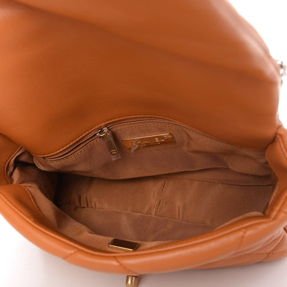 Chanel Lambskin Quilted Medium Chanel 19 Flap Light Brown 5 of 11