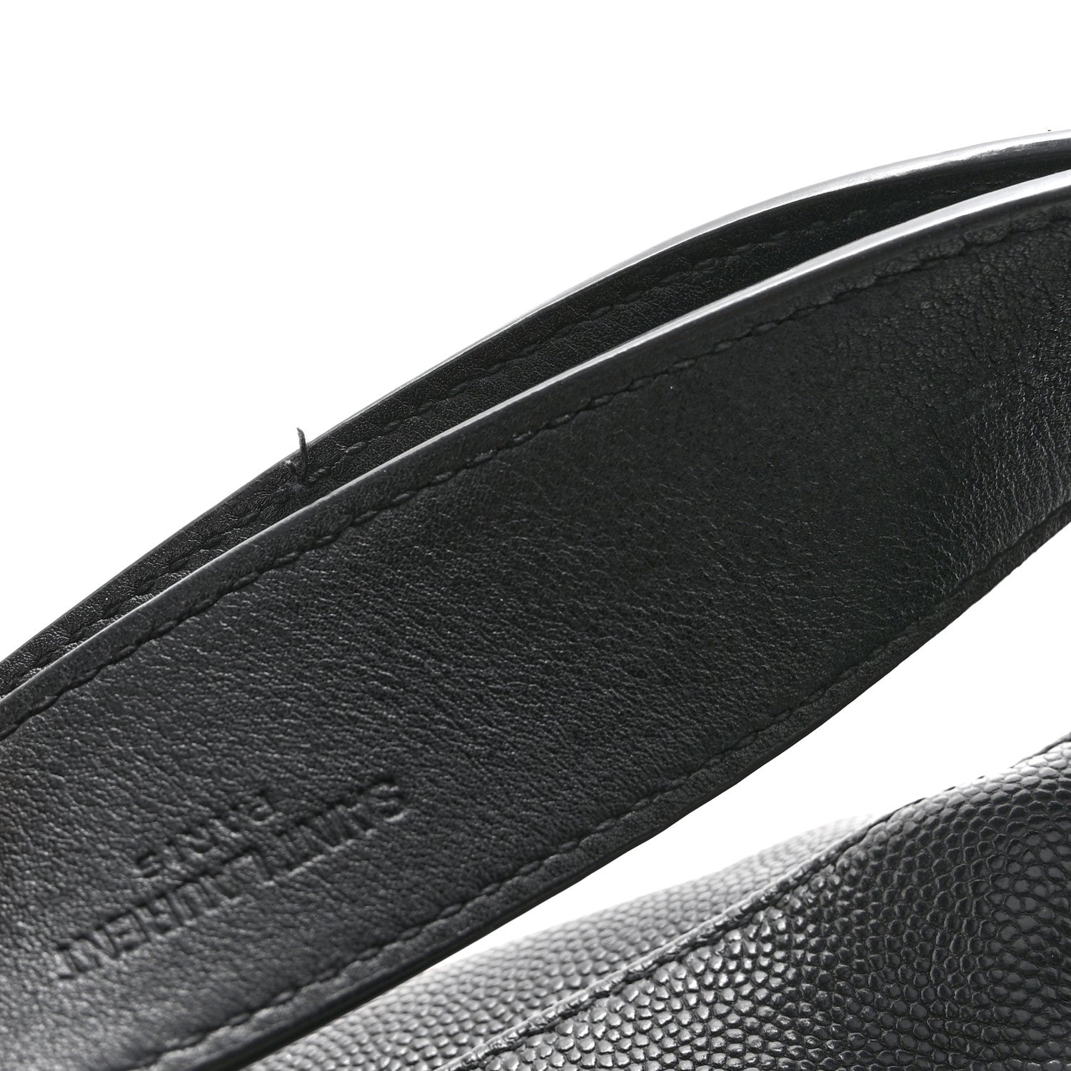 Saint Laurent Grain De Poudre Monogram Belt Bag Black 14 of 15