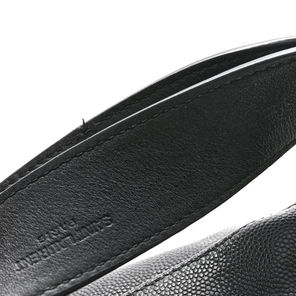 Saint Laurent Grain De Poudre Monogram Belt Bag Black 14 of 15
