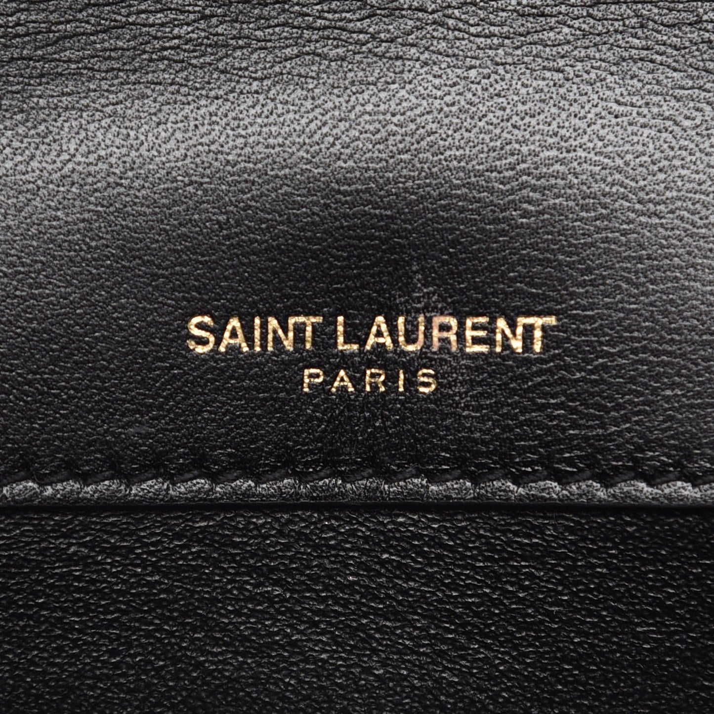 Patent Calfskin Matelasse Monogram Small Vicky Chain Bag Black