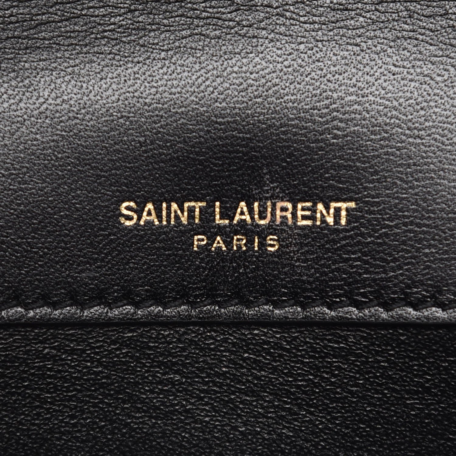 Saint Laurent Patent Calfskin Matelasse Monogram Small Vicky Chain Bag Black 7 of 9