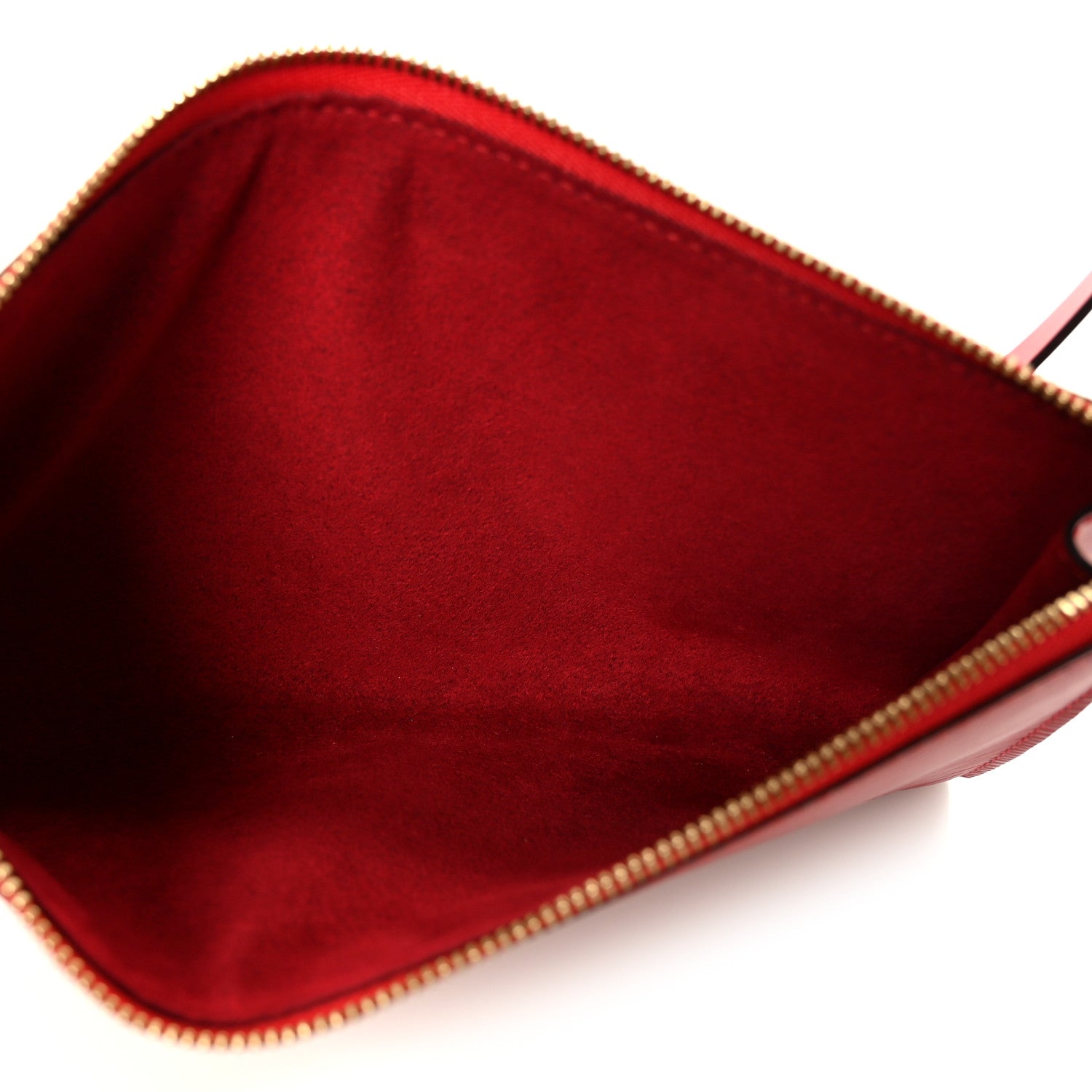 Louis Vuitton Epi Pochette Accessories 24 Castillan Red 5 of 10