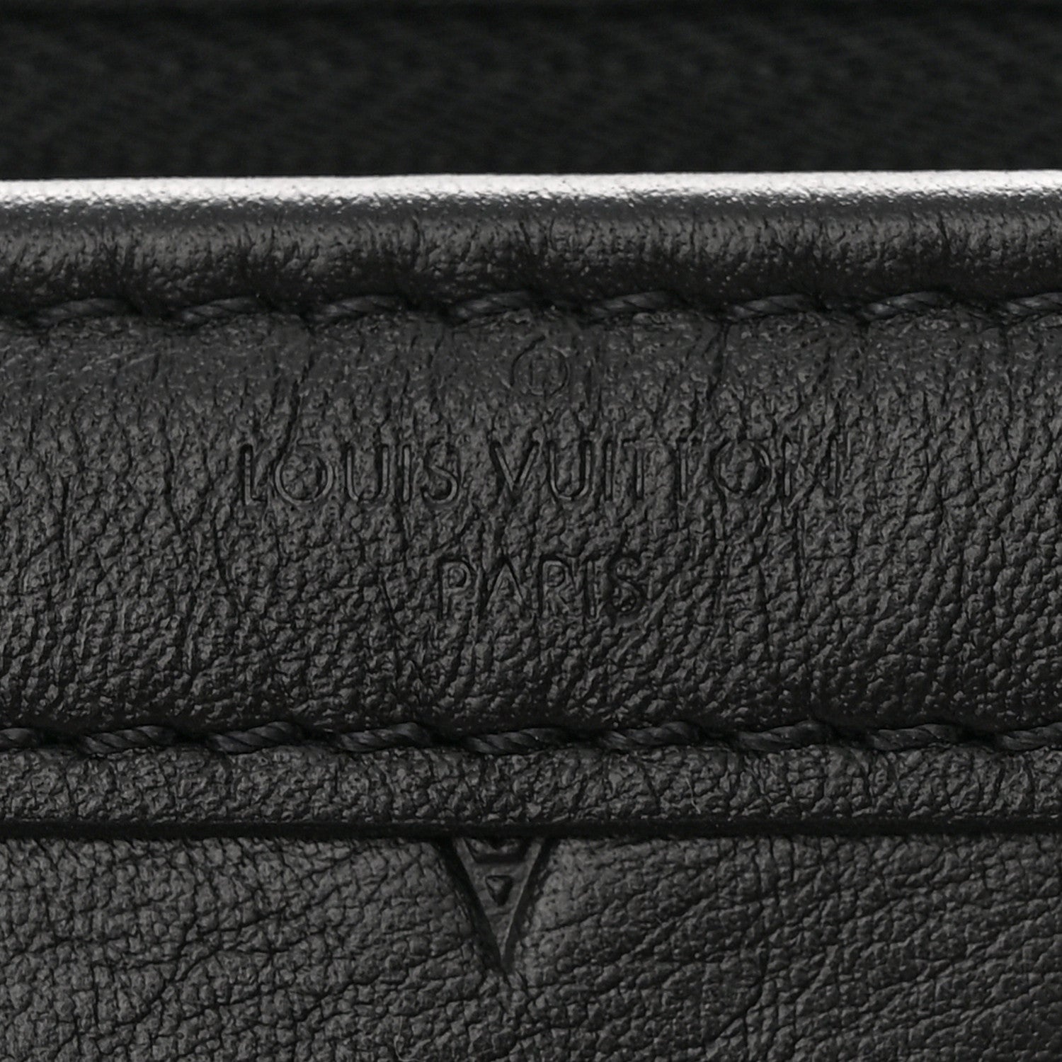 Louis Vuitton Calfskin Monogram Shadow Gaston Wearable Wallet 6 of 12