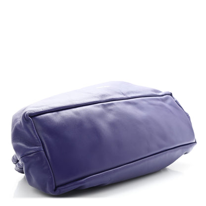 Mansur Gavriel Lambskin Cloud Clutch Viola 4 of 6