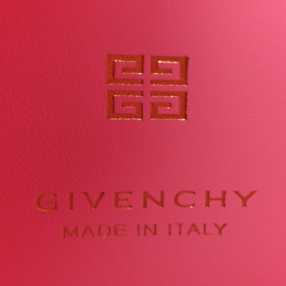 Givenchy Box Calfskin Medium 4G Cube Chain Shoulder Bag Bright Pink 6 of 9