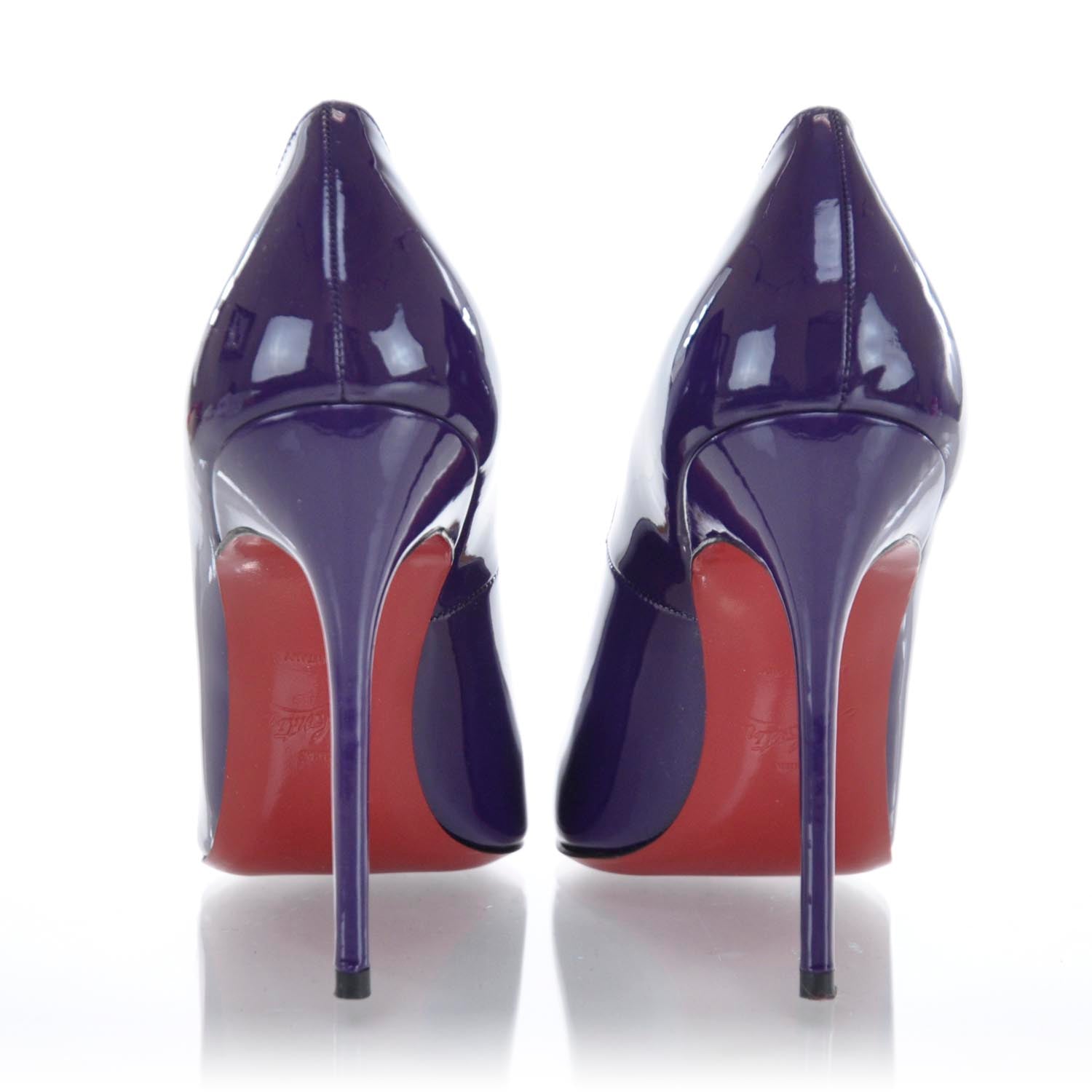 Christian Louboutin Patent Elisa 100 Pumps 39 Purple 3 of 7