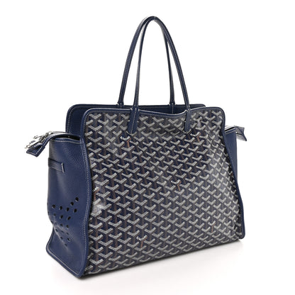 Goyard Goyardine Sac Hardy Pet Carrier PM Navy 4 of 10