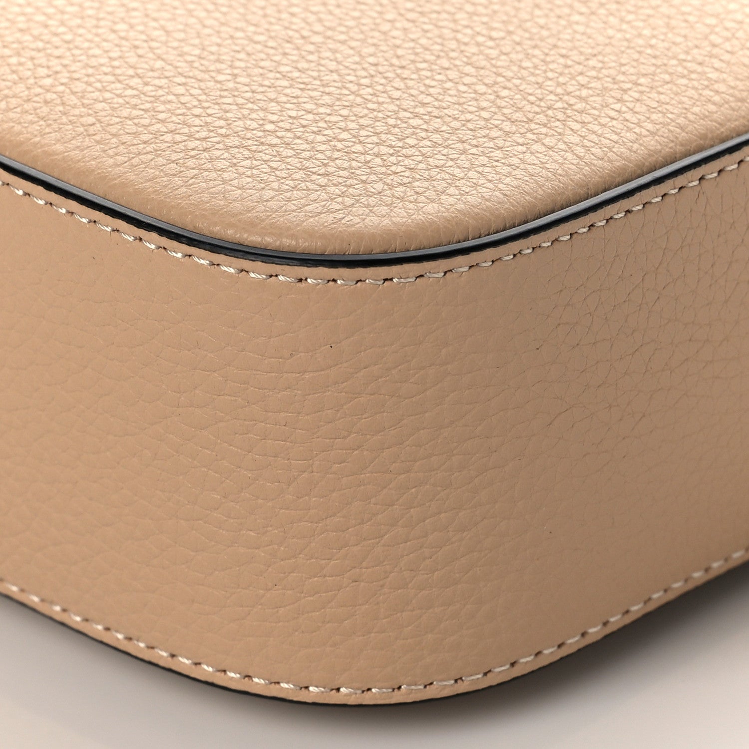 Versace Grainy Calfskin Virtus Small Camera Bag Beige 7 of 7