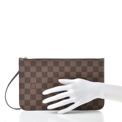 Louis Vuitton Damier Ebene Neverfull MM GM Pochette 2 of 8