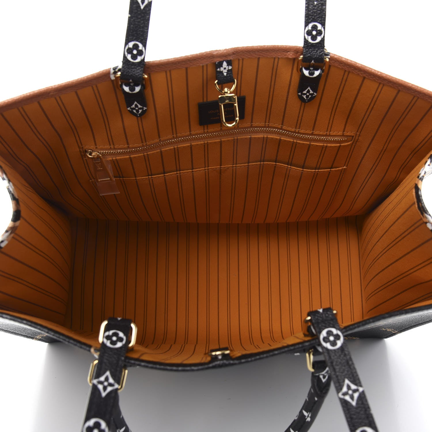 Louis Vuitton Monogram Giant Jungle Onthego GM Black 4 of 9