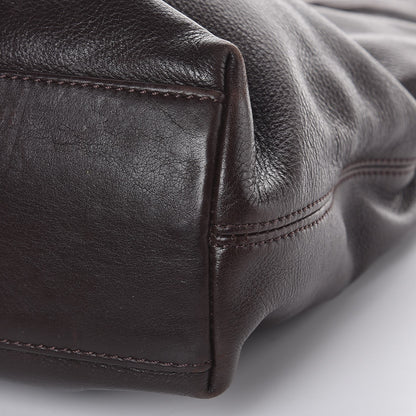 Chanel Lambskin CC Tote Brown 9 of 10