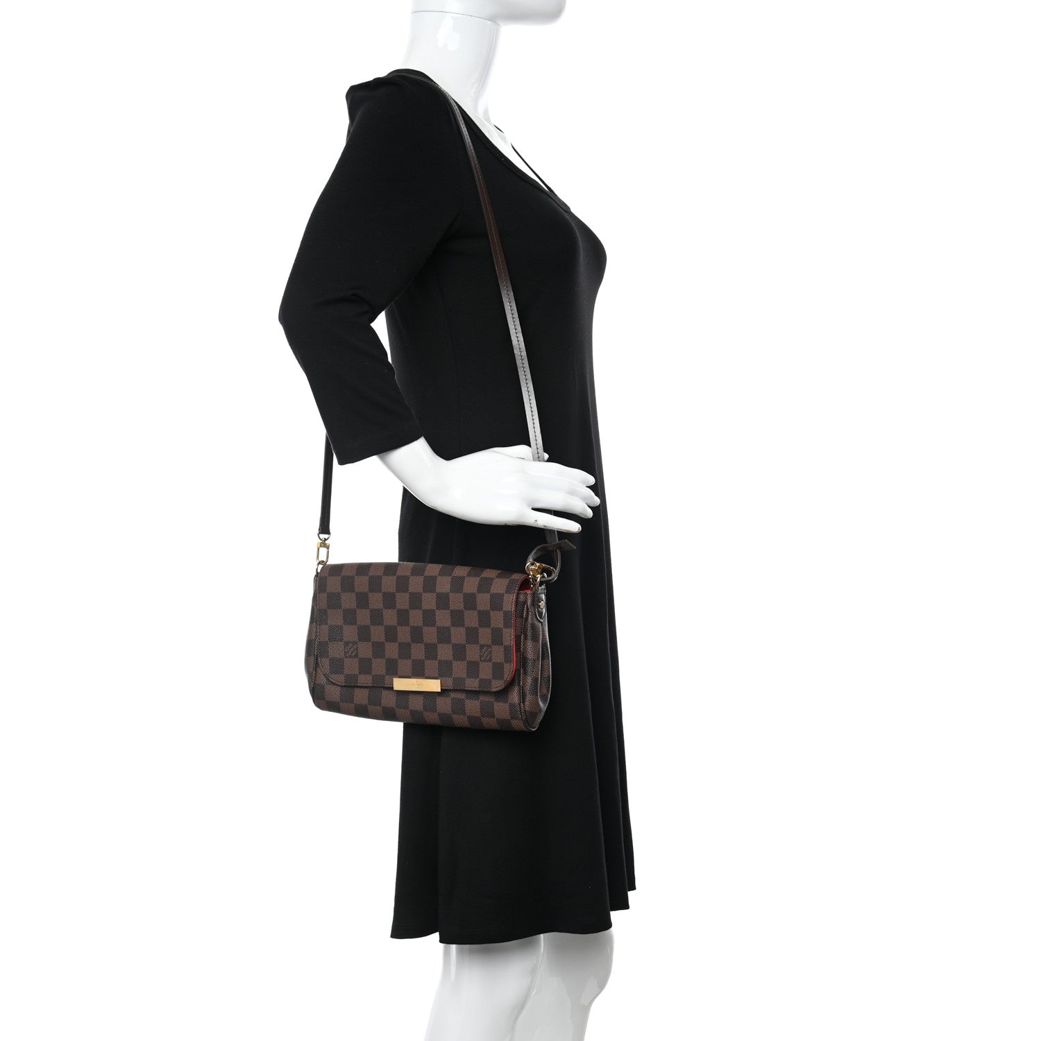 Louis Vuitton Damier Ebene Favorite MM 2 of 12