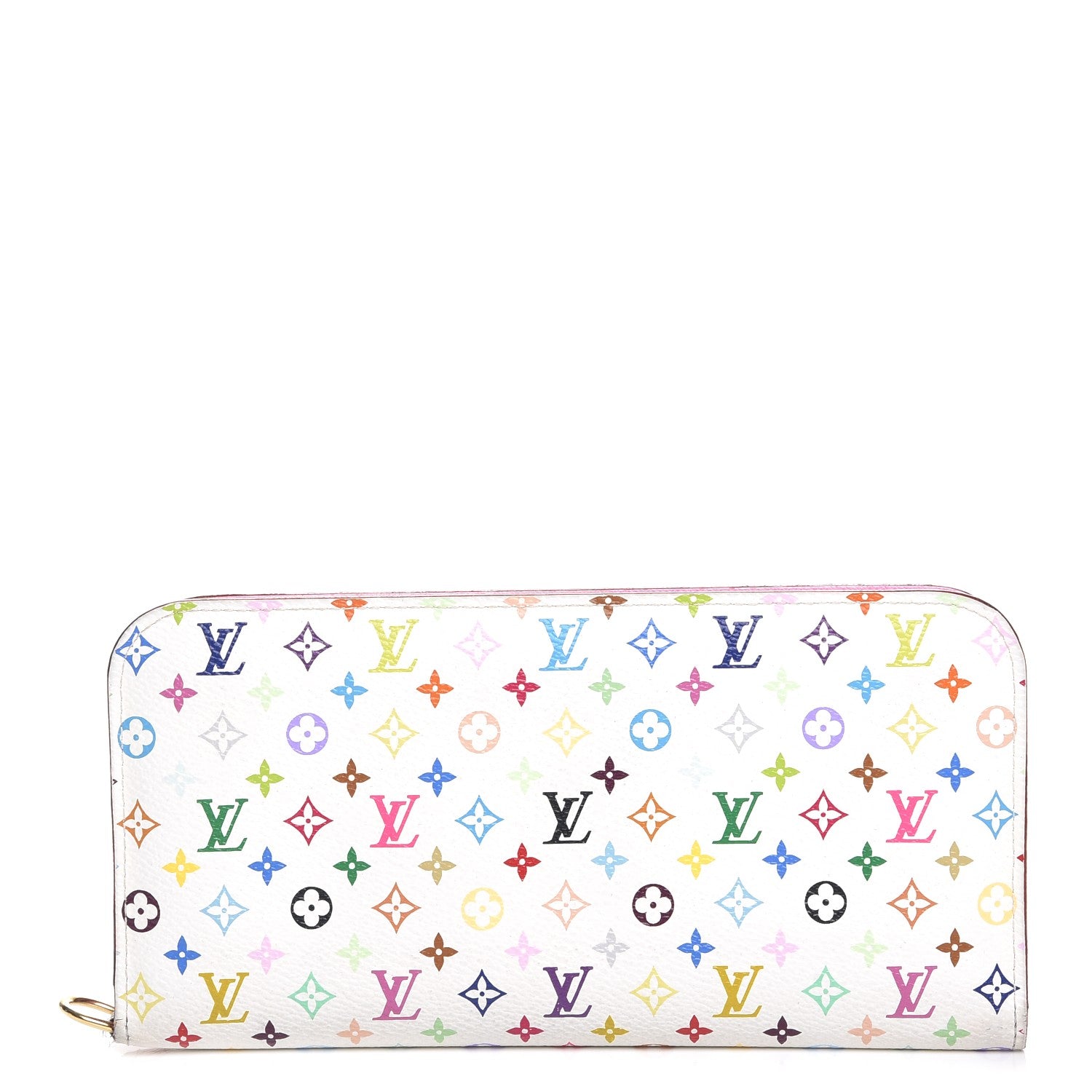 Louis Vuitton Monogram Multicolor Insolite Wallet White Litchi 1 of 8