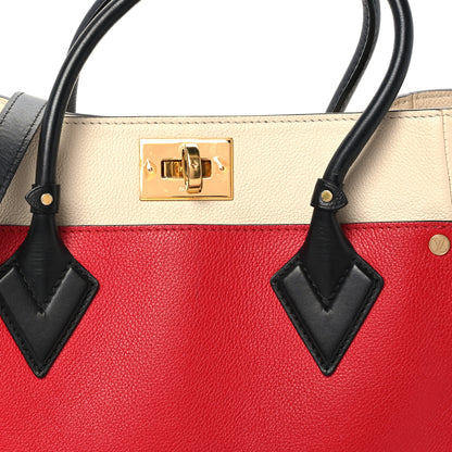 Louis Vuitton Calfskin Monogram On My Side Pirate Red 6 of 9