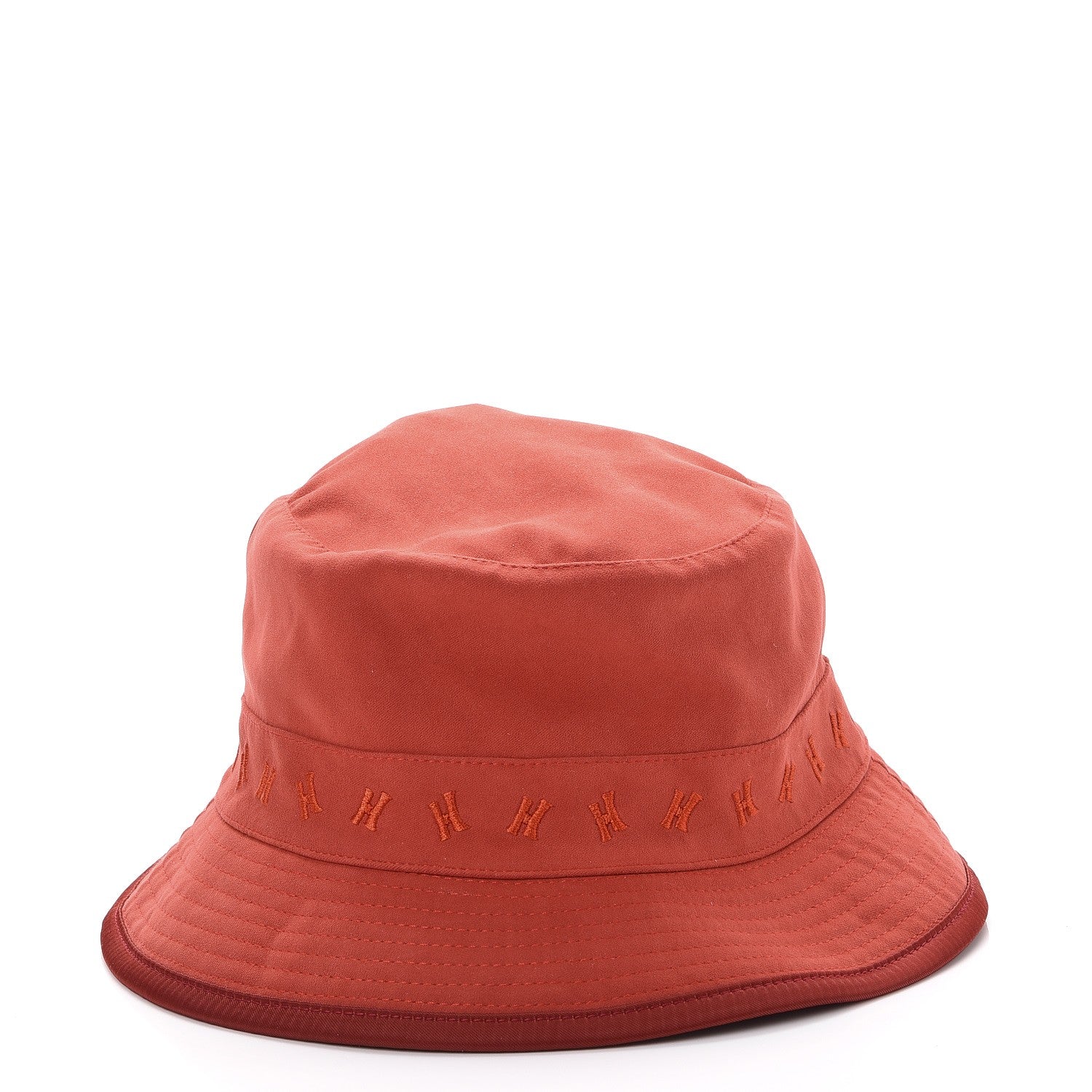 Hermes Polyester Nylon Marais Hat 58 Rouge 3 of 9