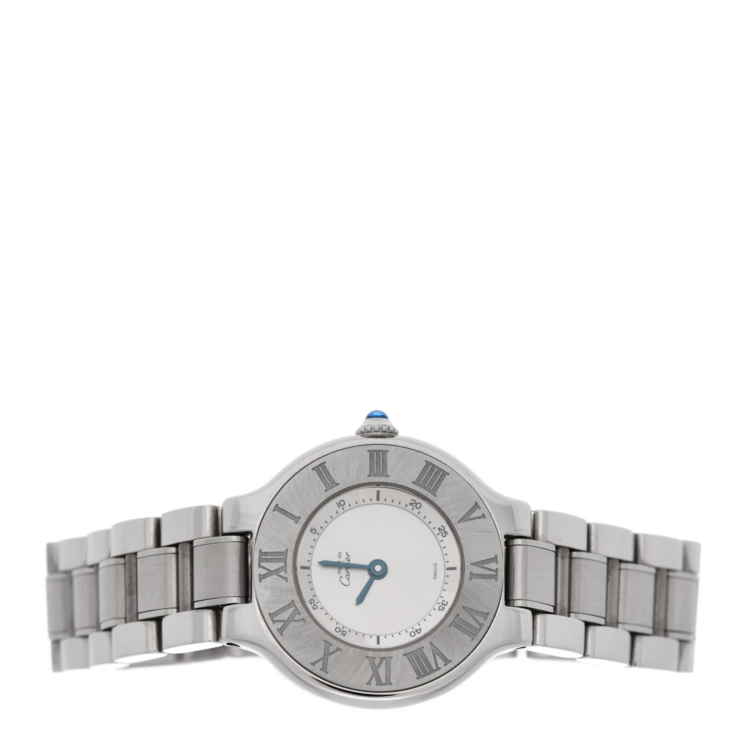 Cartier Stainless Steel 28mm Must De 21 Quartz Watch 2 of 4