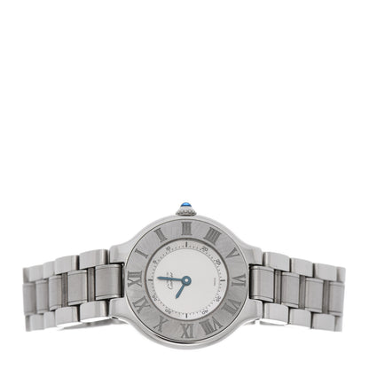 Cartier Stainless Steel 28mm Must De 21 Quartz Watch 2 of 4