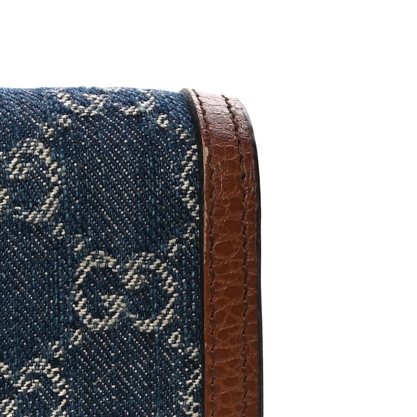 New Denim GG Monogram Dollar Calfskin Enamel Super Mini Dionysus Shoulder Bag Blue Tea Cuir Epilog Electric Blue