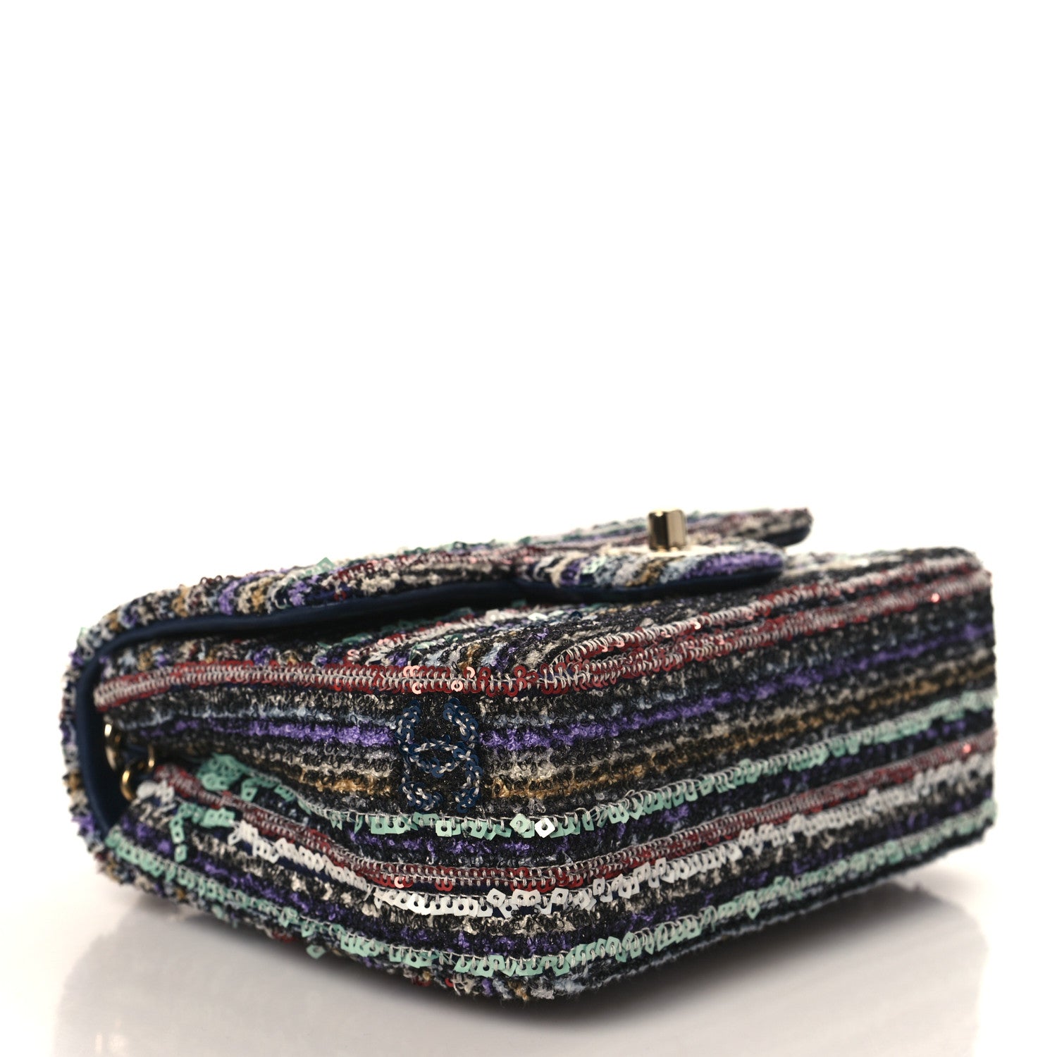 Chanel Mixed Fibers Sequin Quilted Mini Flap Multicolor 3 of 8