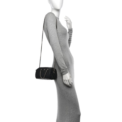 Chanel Caviar Quilted Classic Clutch With Chain Black 2 of 11