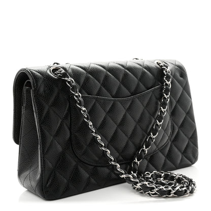 Chanel Caviar Quilted Medium Double Flap Black 3 of 11