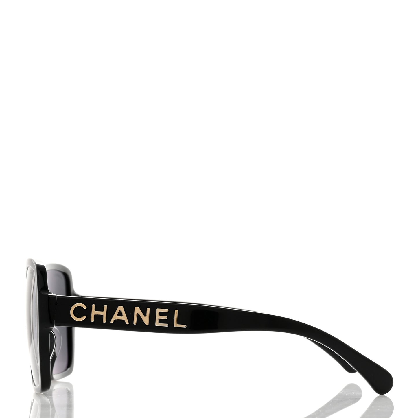 Acetate Square Sunglasses 5408 Black