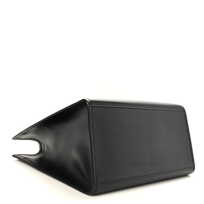 Fendi Vitello King Plexiglass Large Fendi Sunshine Shopper Tote Black 4 of 8