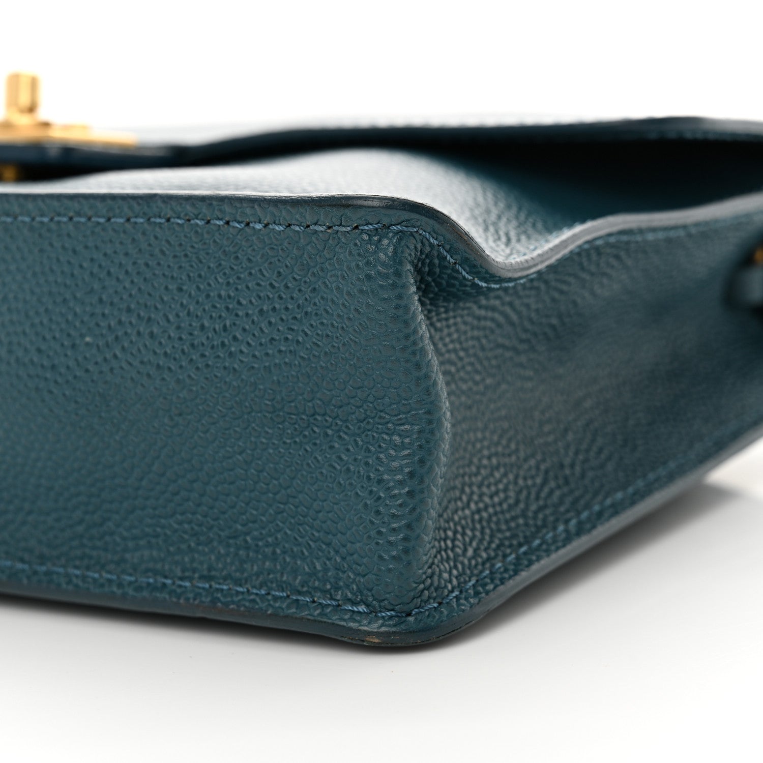 Chanel Caviar Medium Flap Blue 10 of 12