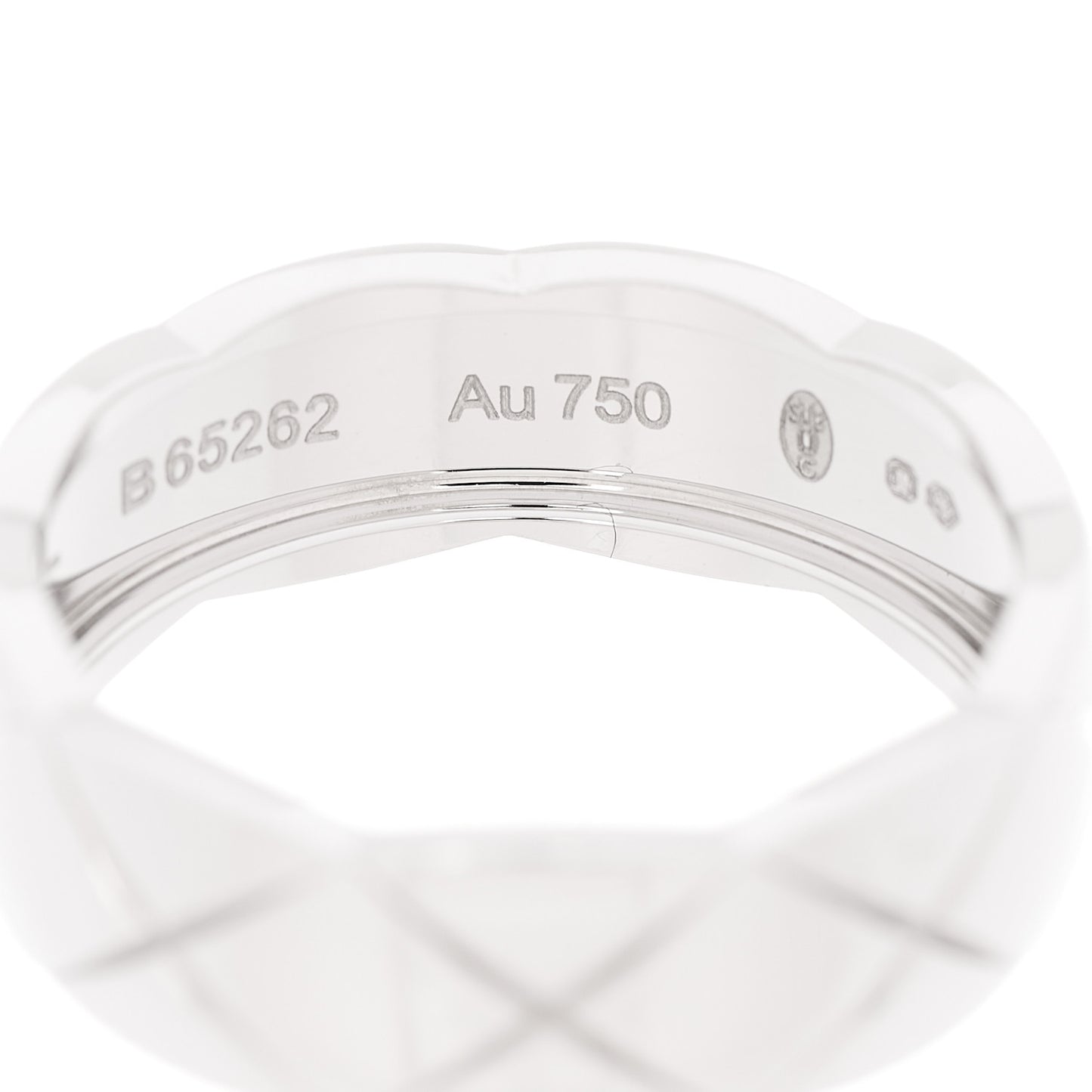 18K White Gold Small Coco Crush Ring 56 7.75