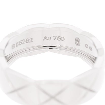 Chanel 18K White Gold Small Coco Crush Ring 56 7.75 5 of 6