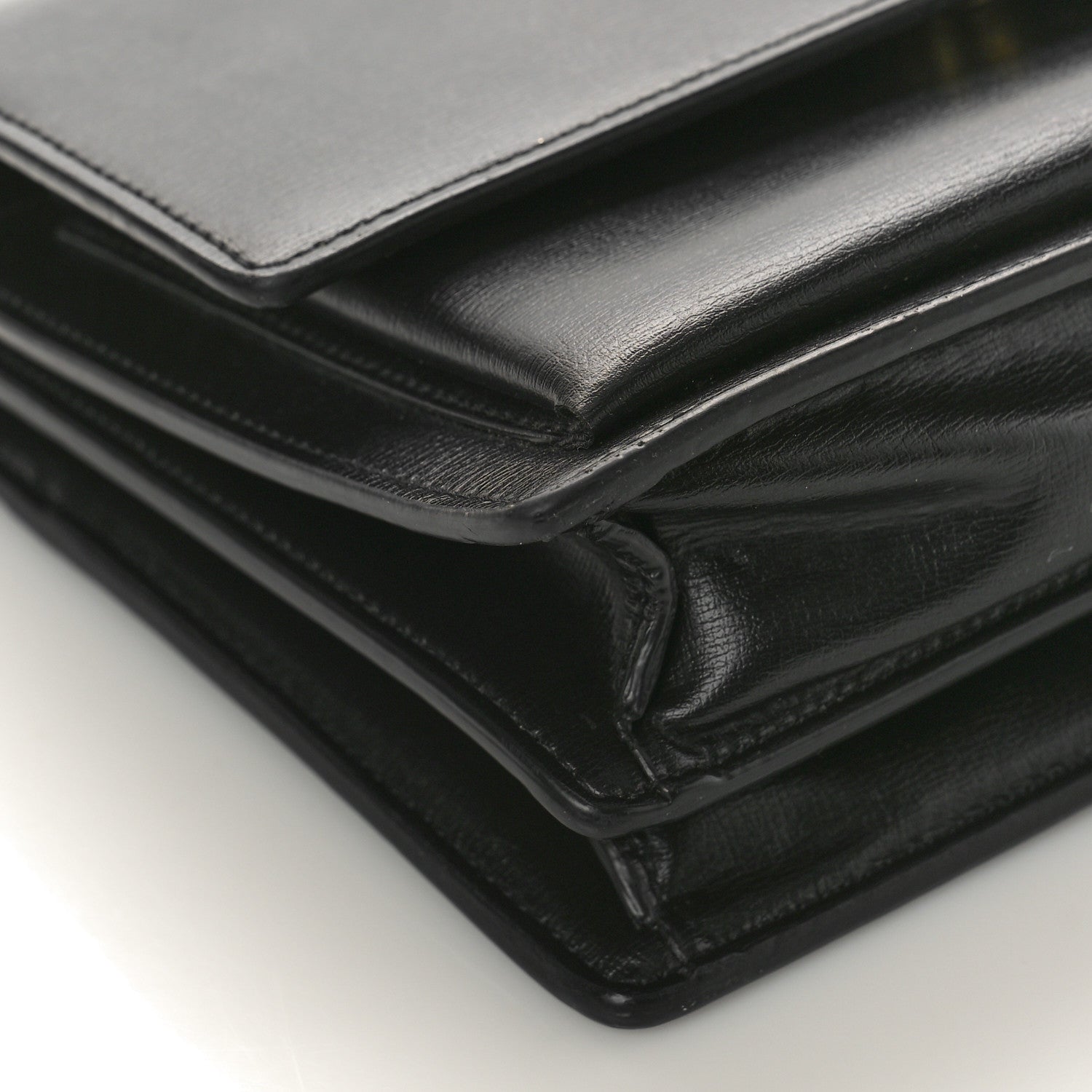 Saint Laurent Calfskin Medium Monogram Sunset Black 7 of 8