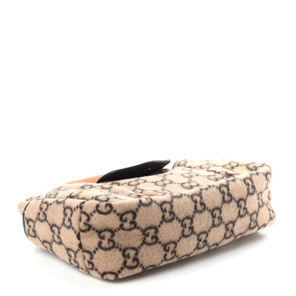 Gucci Covered Wool GG Monogram Childrens Tote Beige Ebony 4 of 9