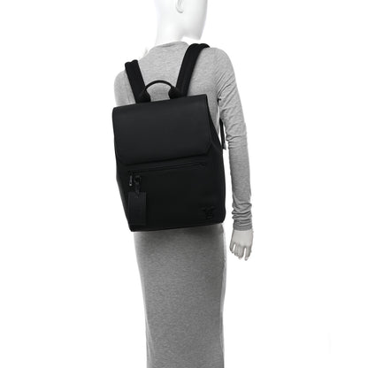 Louis Vuitton Calfskin Aerogram Fastline Backpack Black 2 of 9